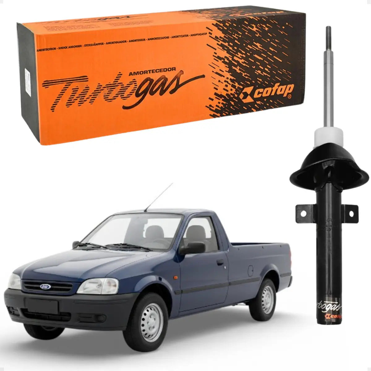 Amortecedor Dianteiro Courier 2001 2002 Original Cofap