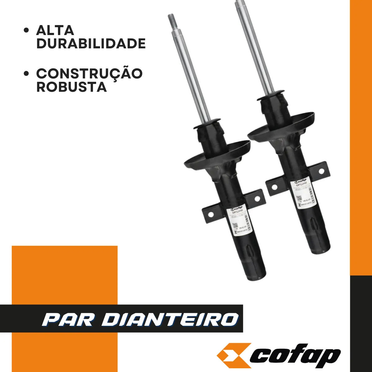 Par Amortecedor Dianteiro Escort Sapão 1993 A 1996 Cofap