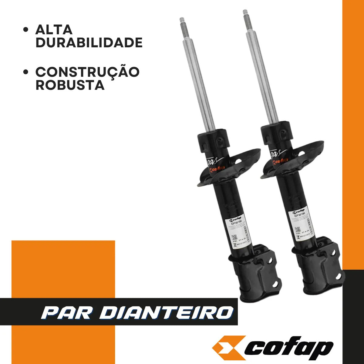 Par Amortecedor Dianteiro Montana 2004 A 2009 - Cofap