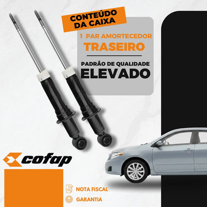 Par Amortecedor Traseiro Cofap Original Corolla 2007 2008