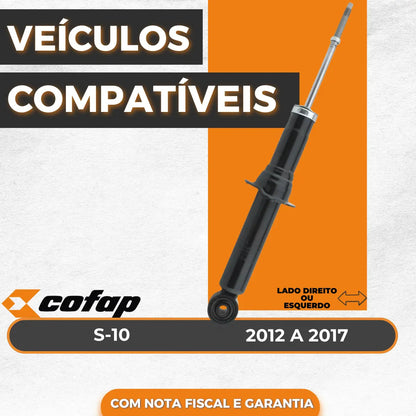 Amortecedor Dianteiro S10 4x4 2018 2019 Original Cofap
