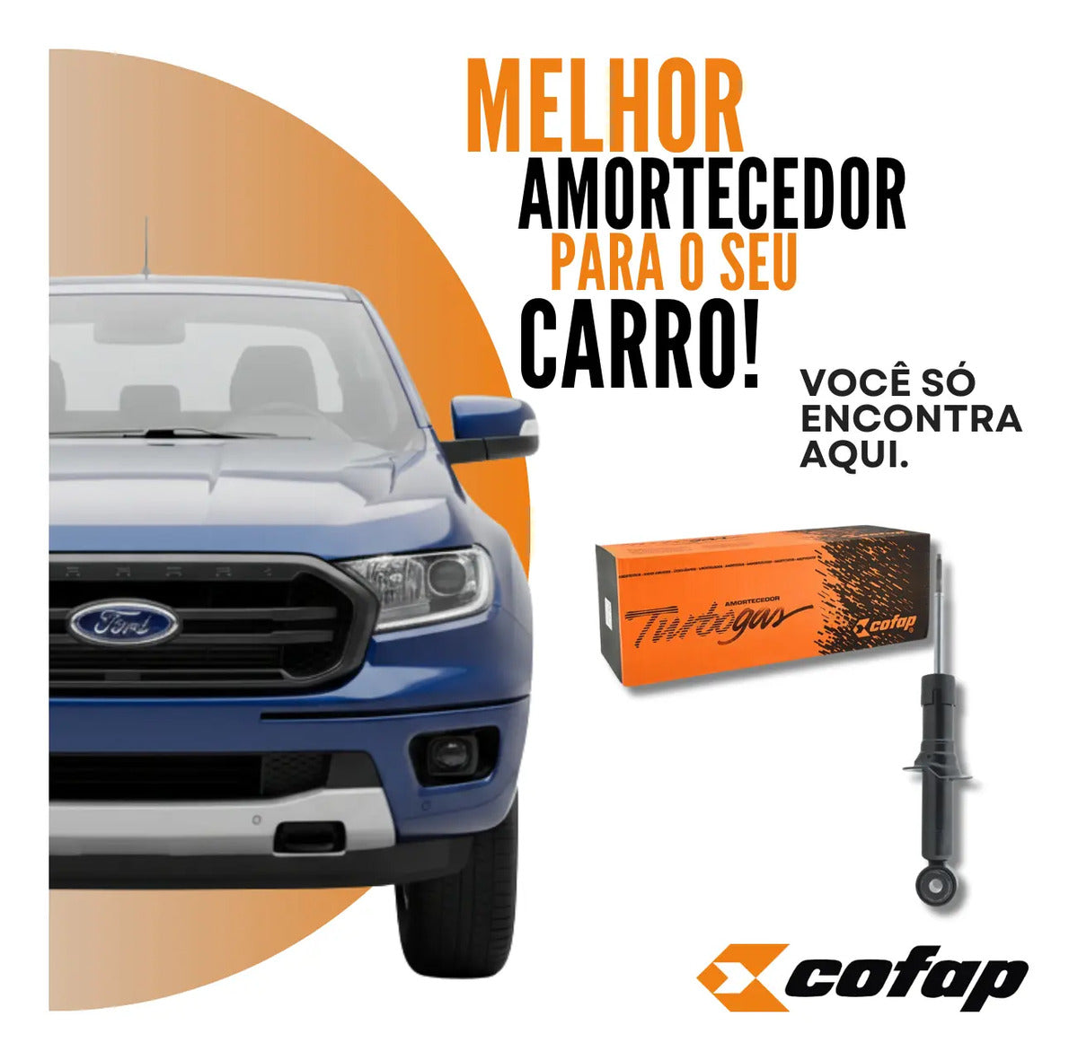 Amortecedor Dianteiro Ford Ranger 2019/.. Cofap