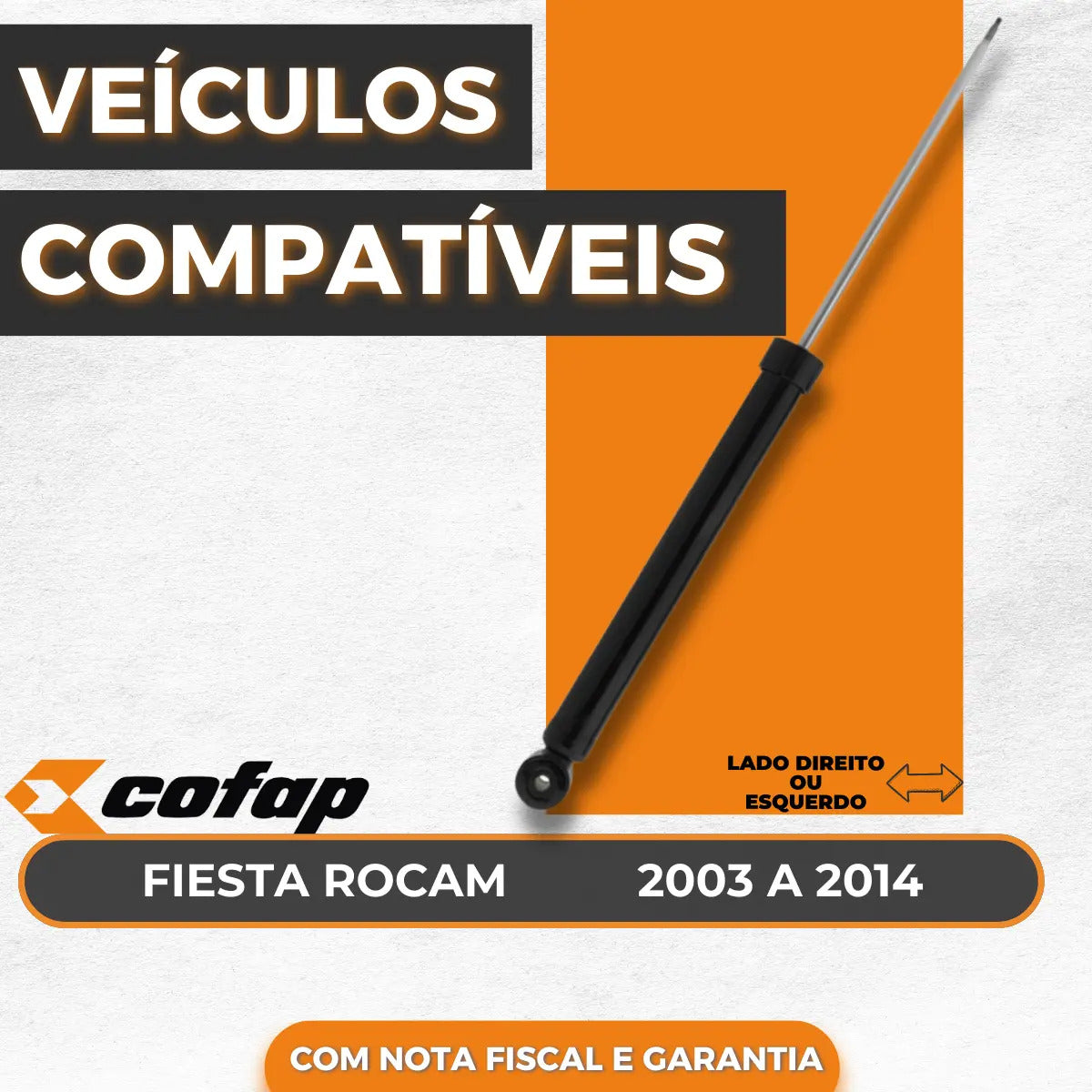 Amortecedor Traseiro Cofap Fiesta 2003 A 2004
