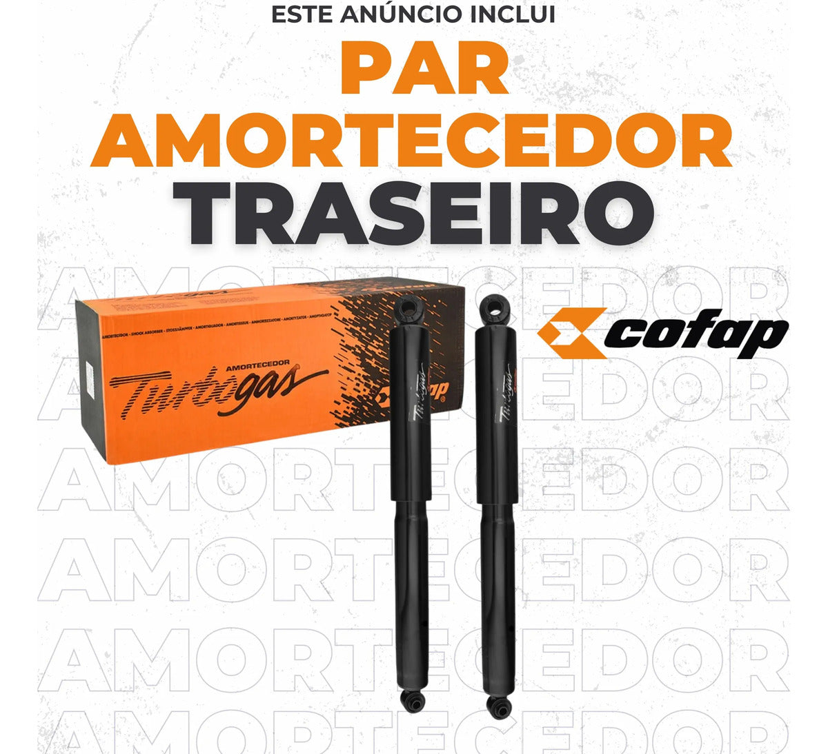 Par Amortecedor Traseiro Cofap Ranger 12/19 Gb48238