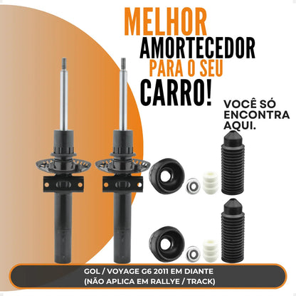 Kit 2 Amortecedor Dianteiro Gol Voyage G5 G6 Cofap + Coxin