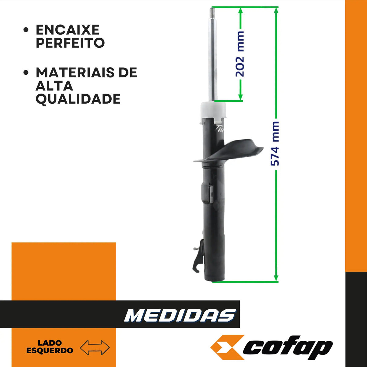 Amortecedor Dianteiro Esquerdo Vectra 06 - 11 Cofap Gp32605
