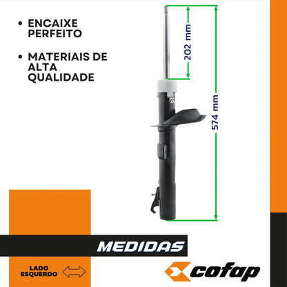 Amortecedor Dianteiro Esquerdo Vectra 06 - 11 Cofap Gp32605