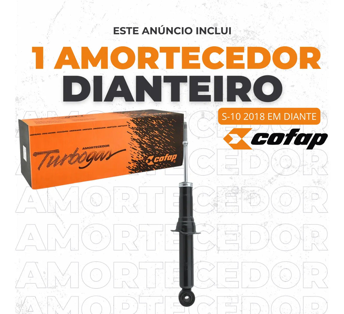 Amortecedor Dianteiro S10 4x4 2021 2022 Cofap Original