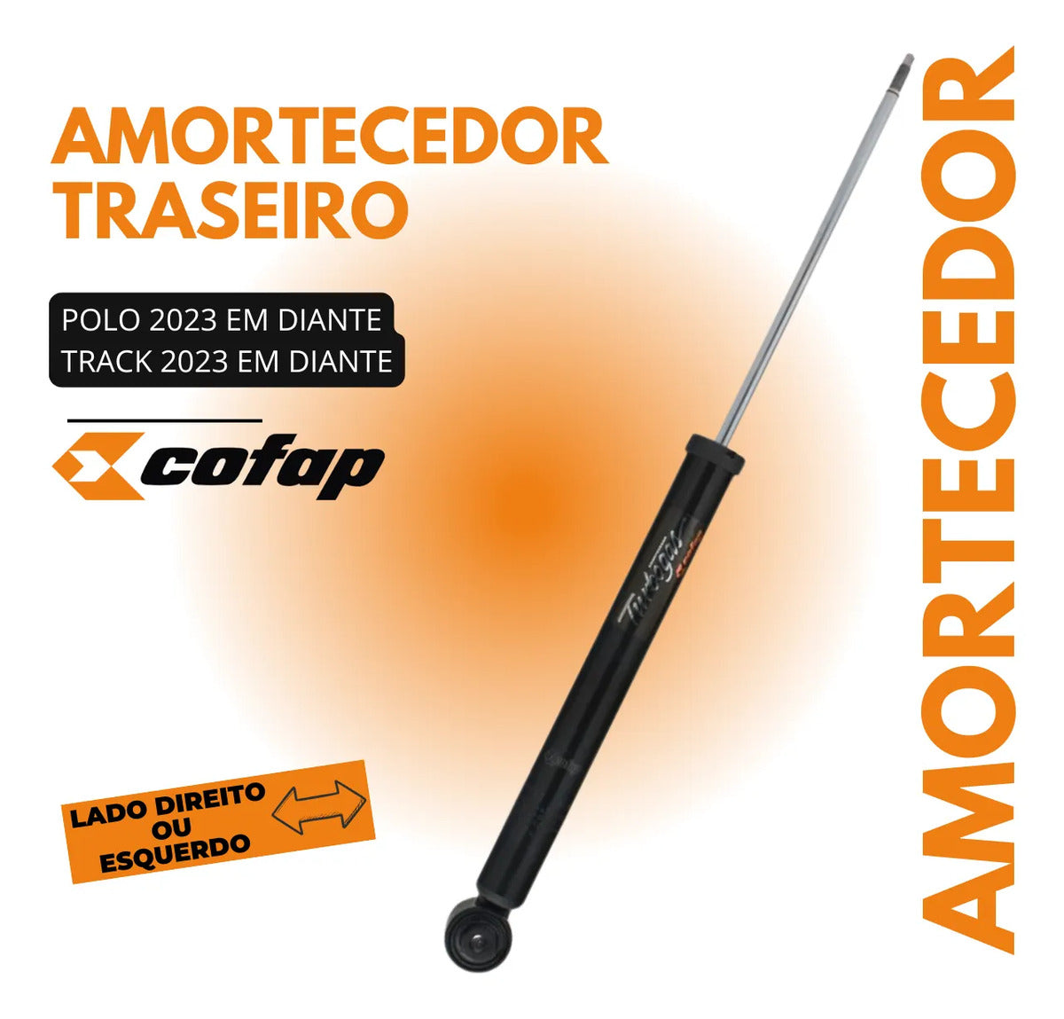 Amortecedor Traseiro Polo 1.0 Mpi Track Cofap
