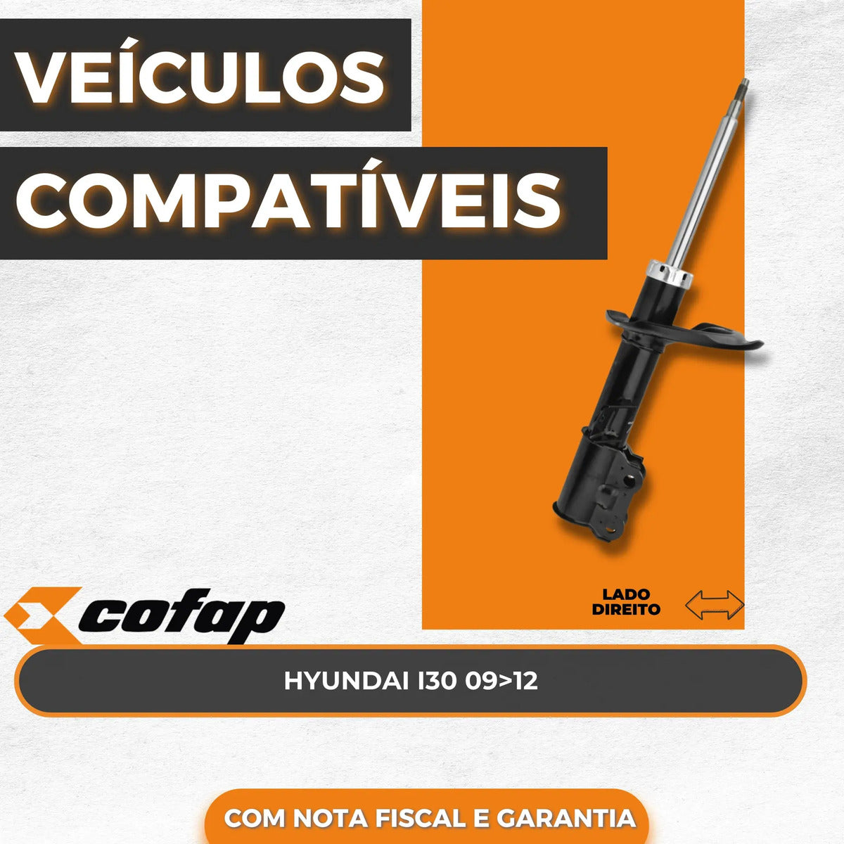 Amortecedor Dianteiro Dir I30 09 - 12 Cofap Gp33204