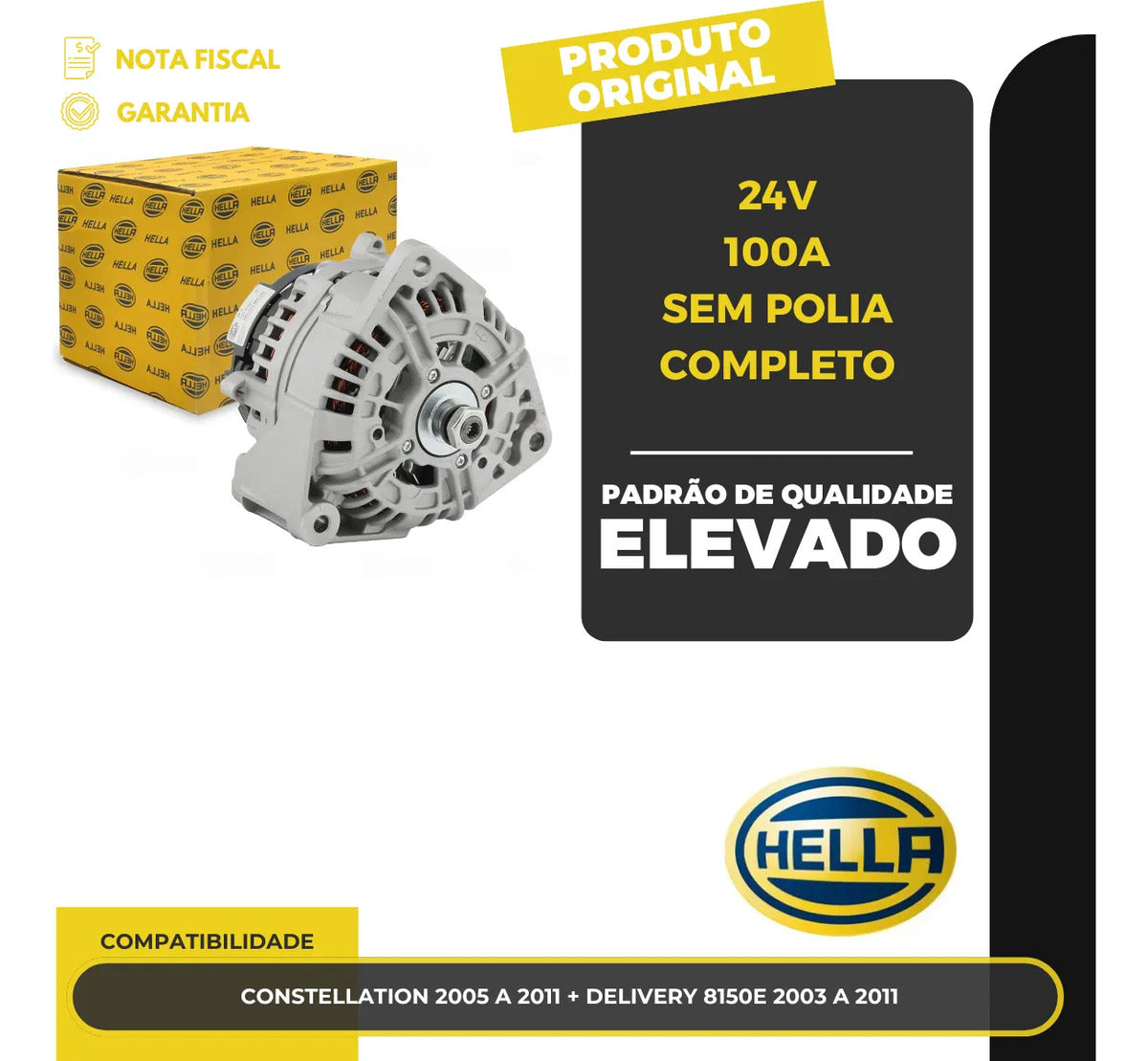 Alternador Constellation Delivery 8150e 2003 A 2011 24v 100a