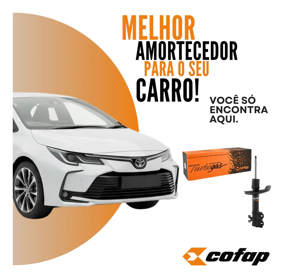 Amortecedor Dianteiro Esquerdo - Cofap - Gp33413