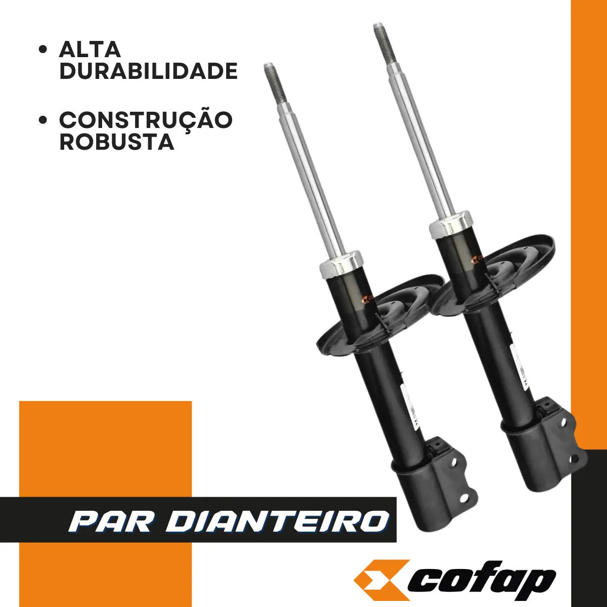 Par Amortecedor Dianteiro Logan Sandero 1.0 2021 A 25 Cofap