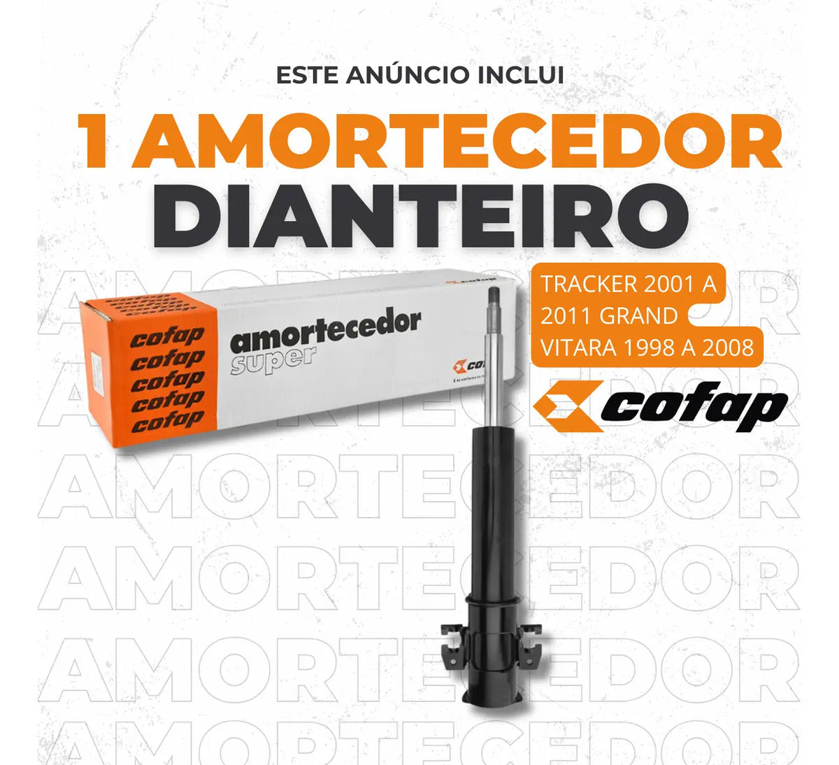 Amortecedor Dianteiro Grand Vitara 98/08 Mp35986m Cofap