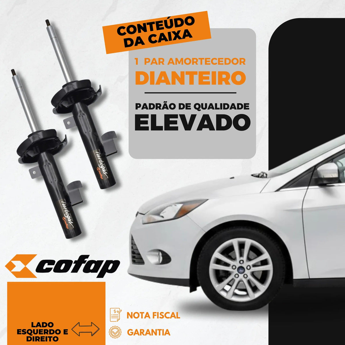 Par Amortecedor Dianteiro Focus 08/13 Cofap Gp33234 Gp33235
