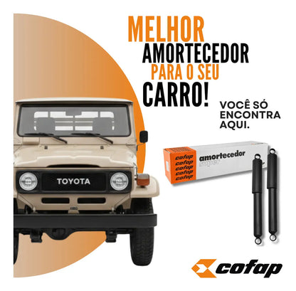 Par Amortecedor Dianteiro Bandeirante 1970 A 1994 Cofap