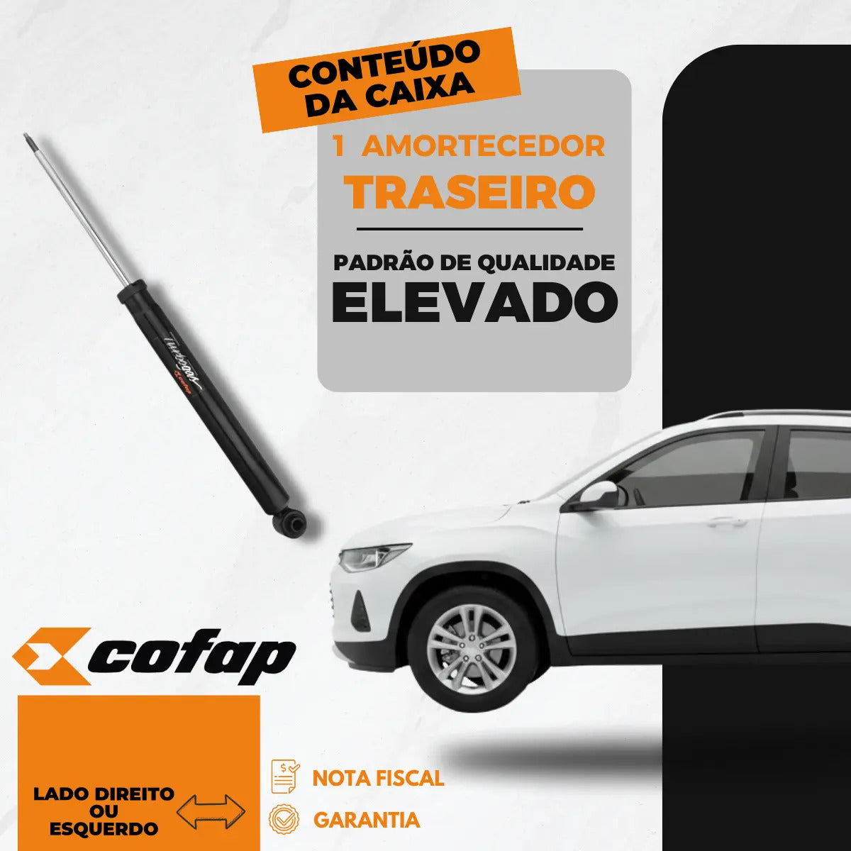 Amortecedor Traseiro Tracker 2021 2022 2023 Cofap Novo