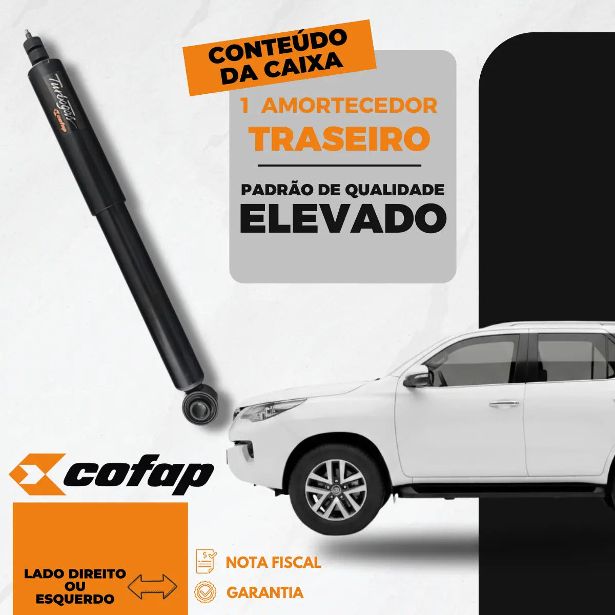 Amortecedor Traseiro Hilux Sw4 2016 A 2020 Cofap