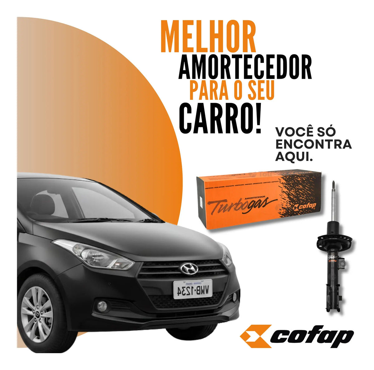Amortecedor Dianteiro Esquerdo Hb20 2012-2015 Cofap Gp30535