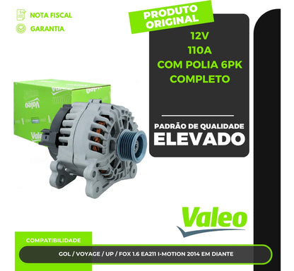 Alternador Gol Voyage Fox Saveiro G5 G6 Após 2013 12v 110a