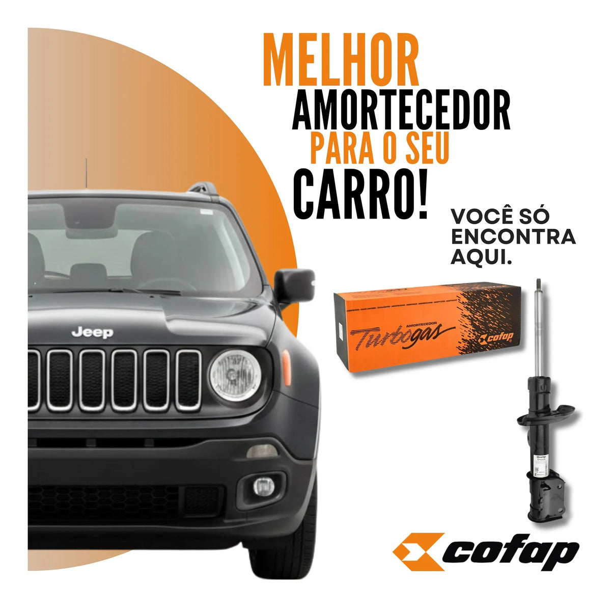 Amortecedor Diant Direito Renegade 4x4 2015 Cofap Gp33228