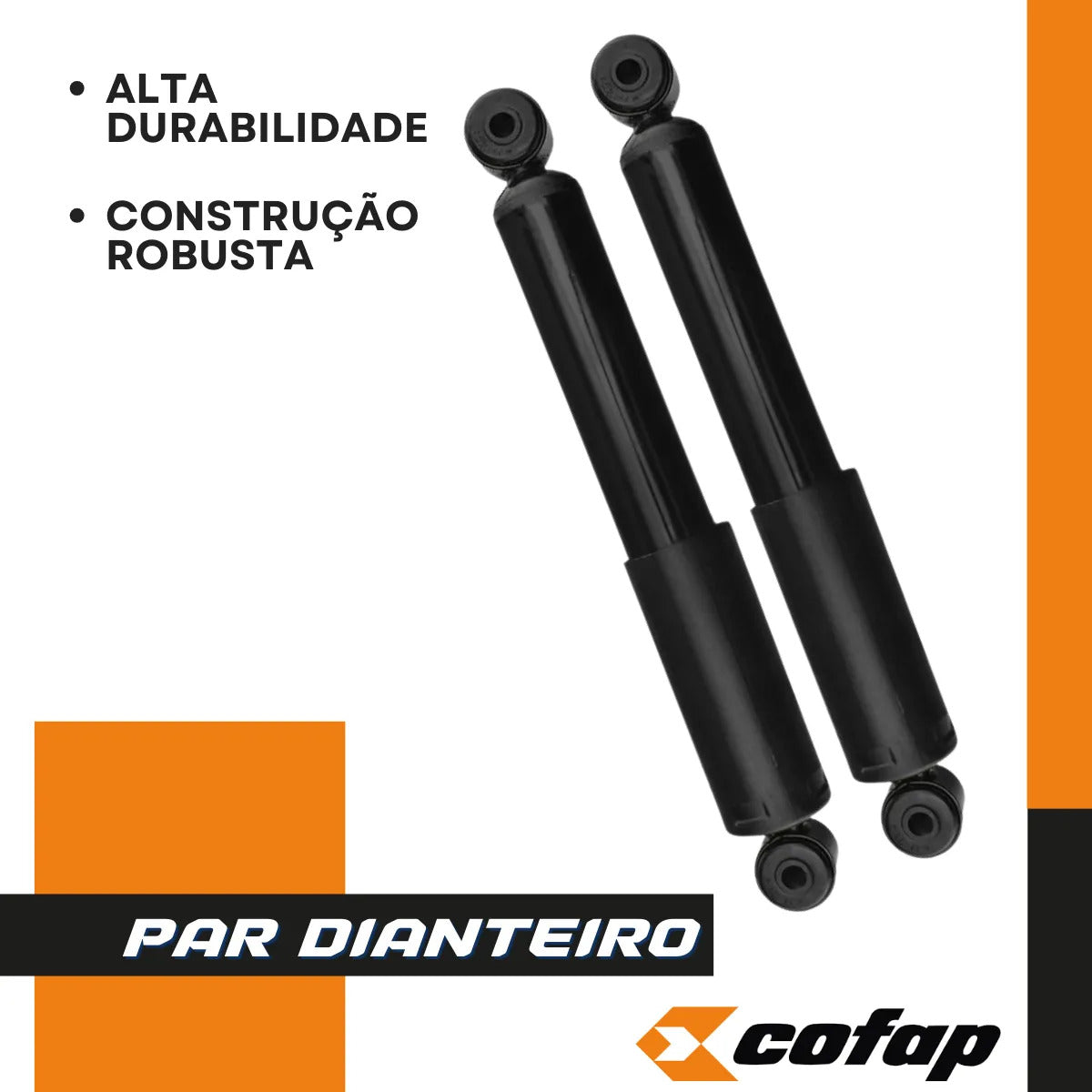 Par Amortecedor Dianteiro S10 4x4 1995 A 2006 Original Cofap