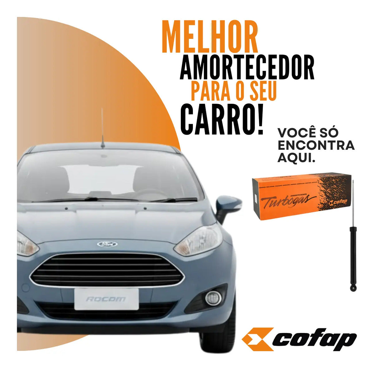 Amortecedor Traseiro Cofap Fiesta 2003 A 2004