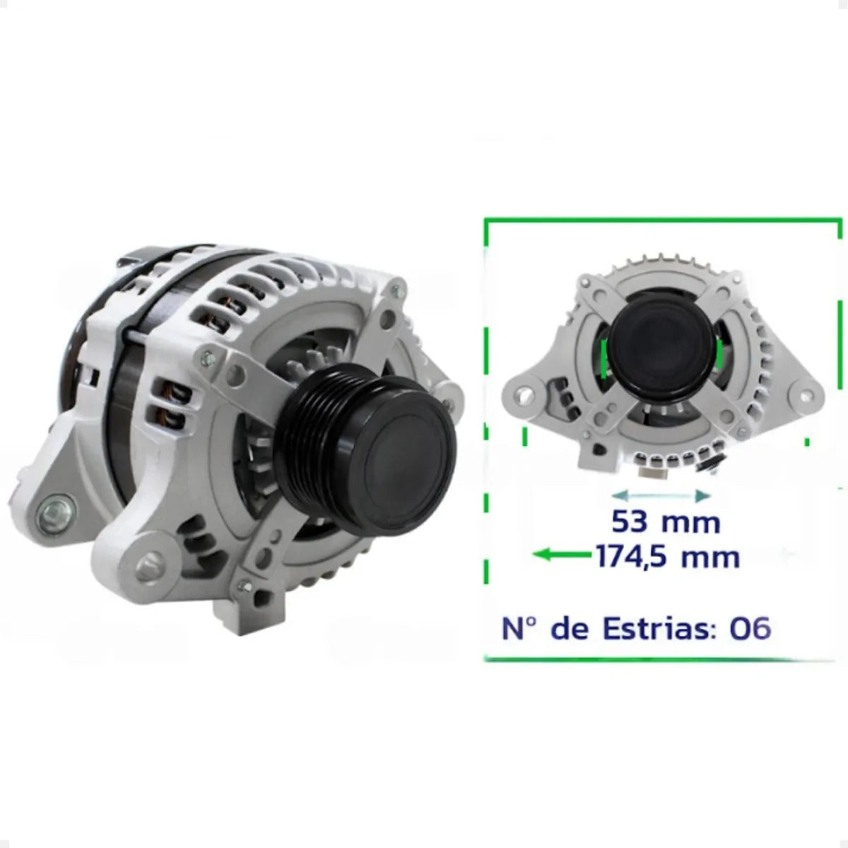 Alternador Toyota Corolla 1.8 De 2008 Até 2014 110a 12v