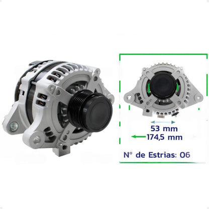 Alternador Toyota Corolla 1.8 De 2008 Até 2014 110a 12v