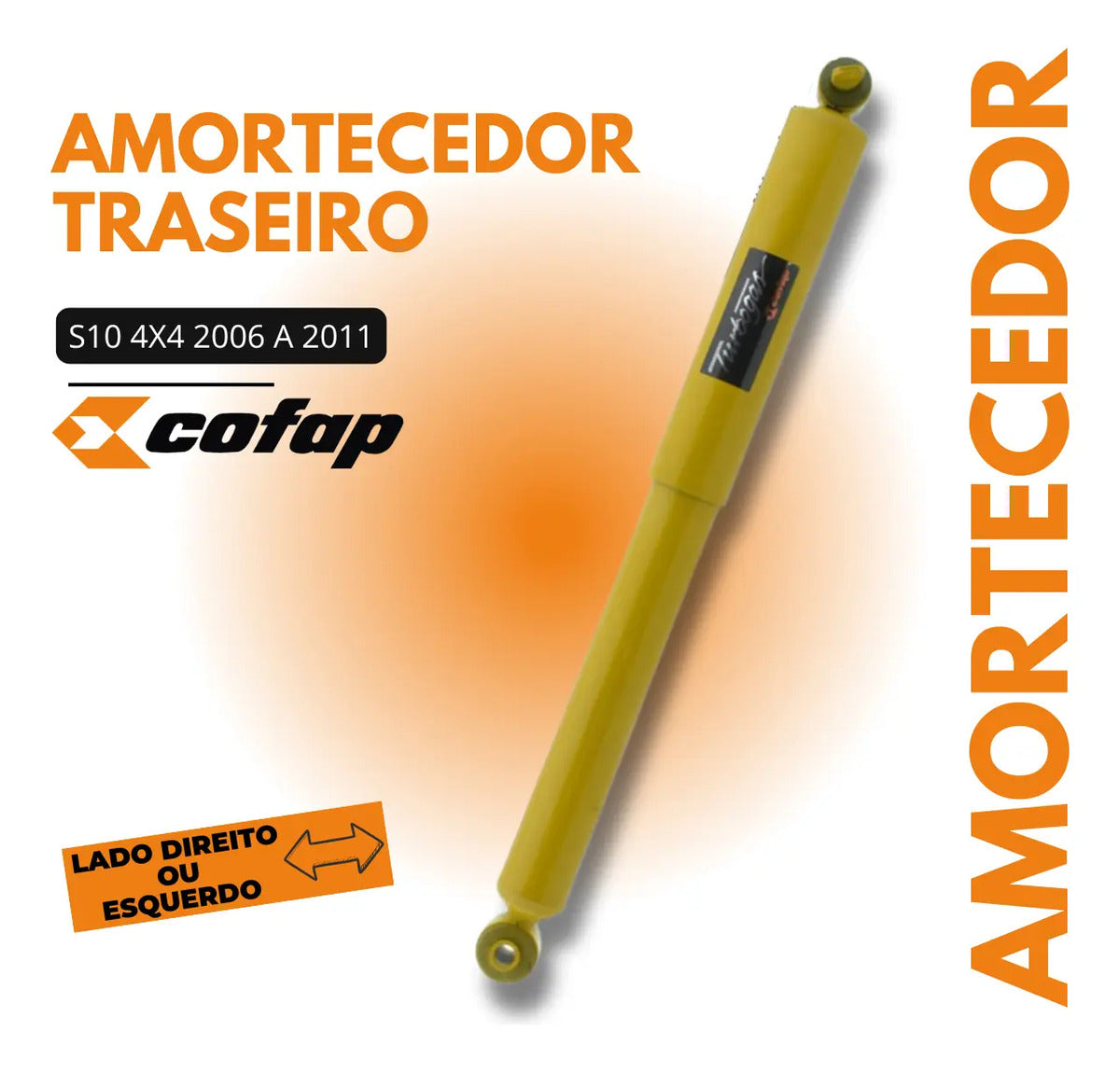 Amortecedor Traseiro Cofap Gm S10 2.8 12v 2010