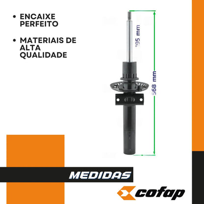 Par Amortecedor Dianteiro Gol G5 G6  Ate 1908 Original Cofap