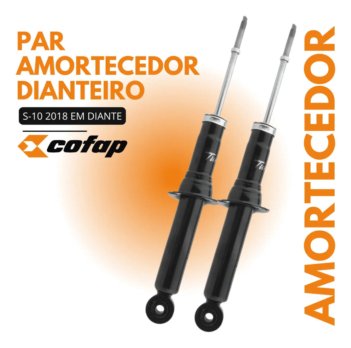 Par Amortecedor Dianteiro S10 4x4 2021 2022 Cofap Original