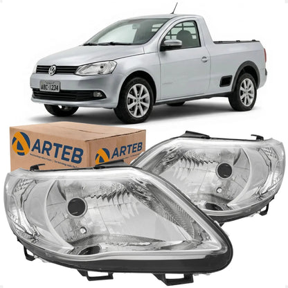 Farol Gol Voyage Saveiro G5 2009 A 2012 Foco Simples Arteb