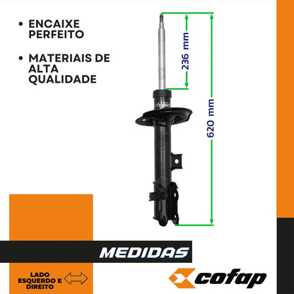 Par Amortecedor Diant Ix35 4x2 10-15 Cofap Gp33222 Gp33223
