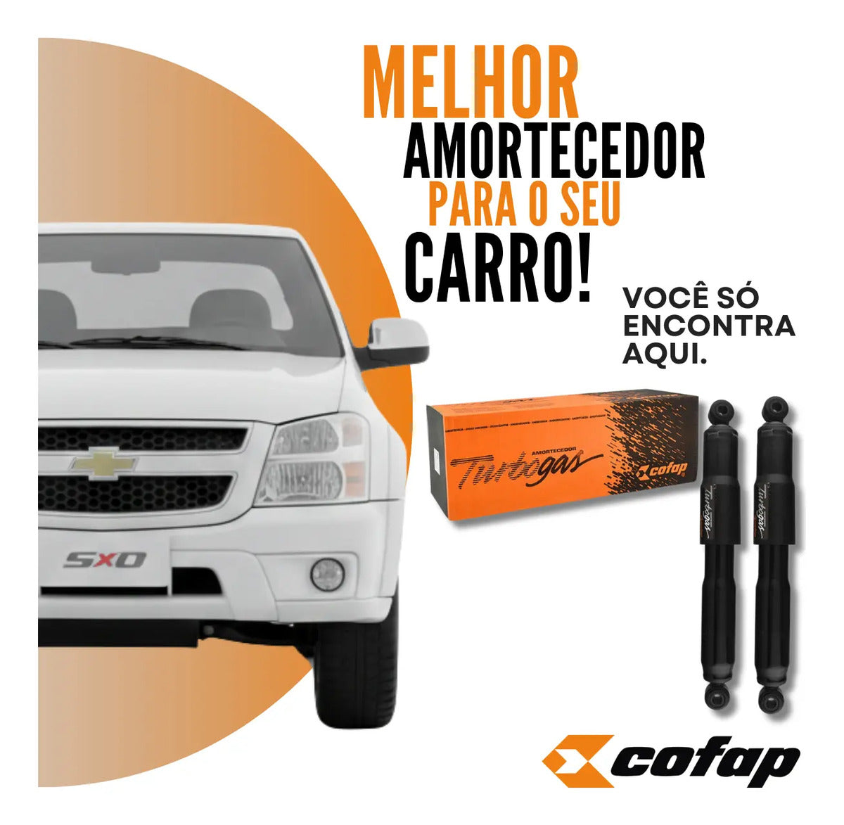 Par Amortecedor Traseiro Cofap Gm S10 2.8 12v 2010