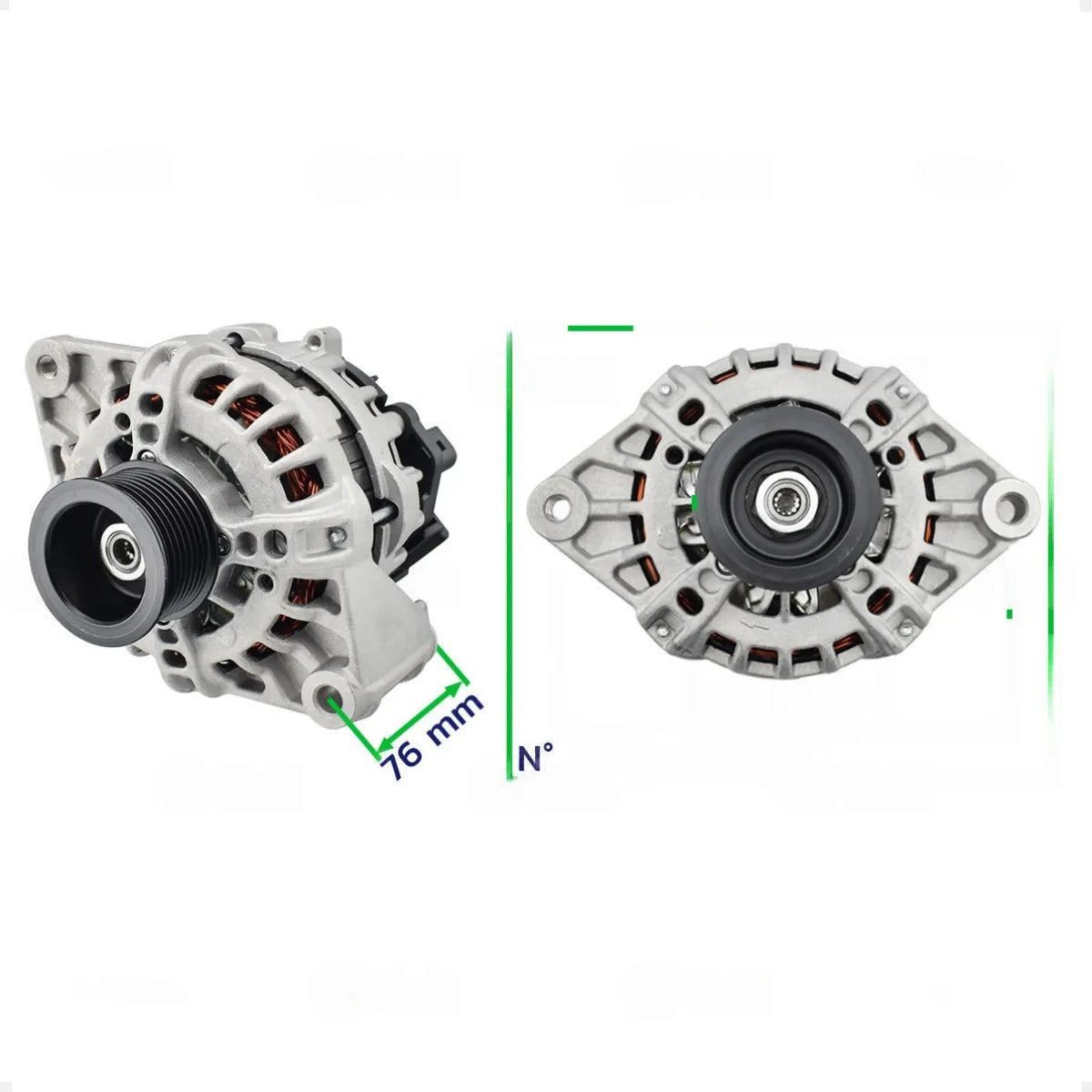 Alternador Vw Worker 13180 15180 17220 24220 26220 12v90a