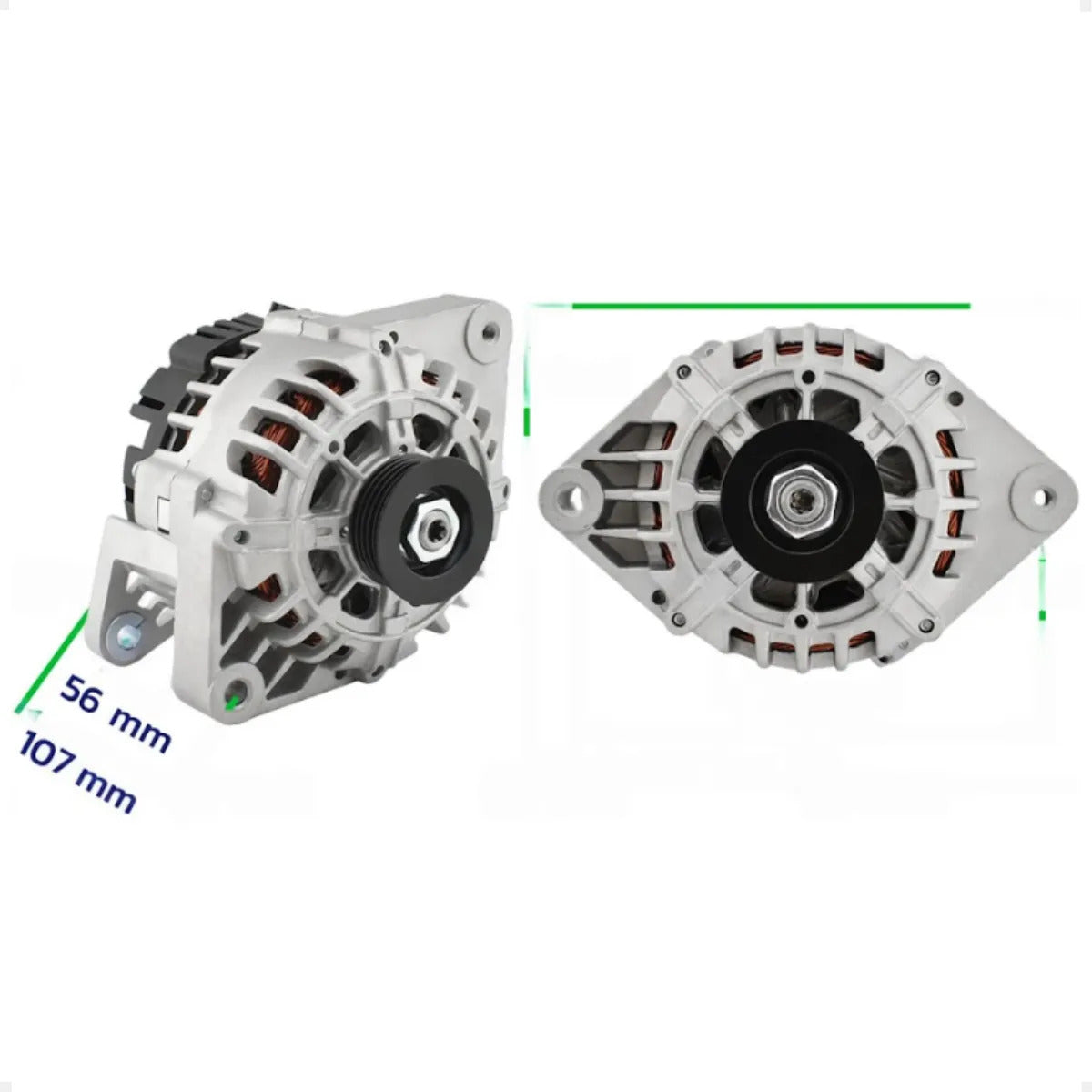 Alternador Palio Doblo Stilo Idea 1.8 Com Ar 2005+ 12v 110a