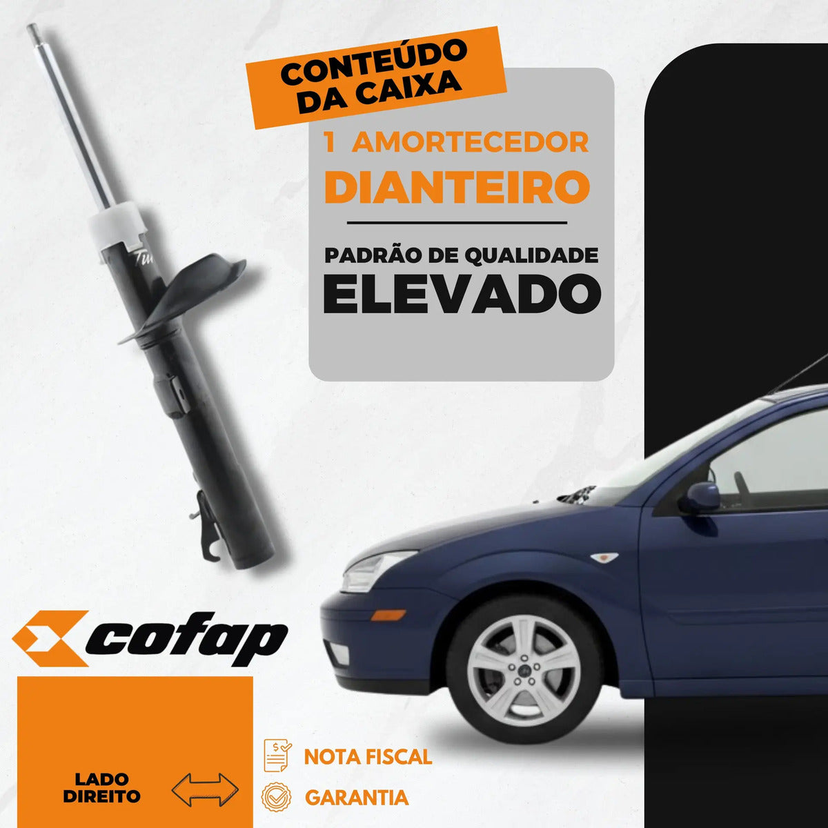 Amortecedor Dianteiro Direito Focus 01 - 08 - Cofap Gp32581