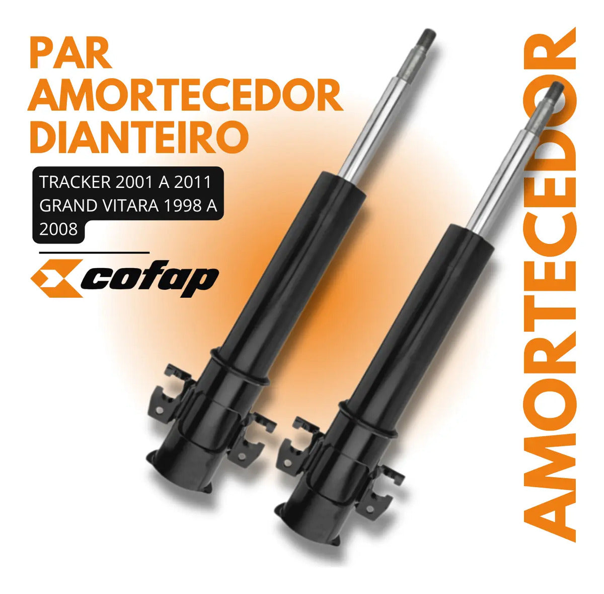 Par Amortecedor Dianteiro Tracker 2001 À 2011 Mp35986m Cofap