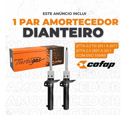 Par Amortecedor Dianteiro Jetta 1.4 Tsi 2018 2019 2020 Cofap