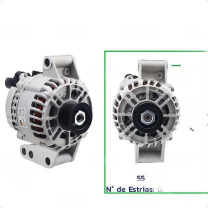 Alternador Fiesta Ka Courier Ecosport 90a 12v Completo
