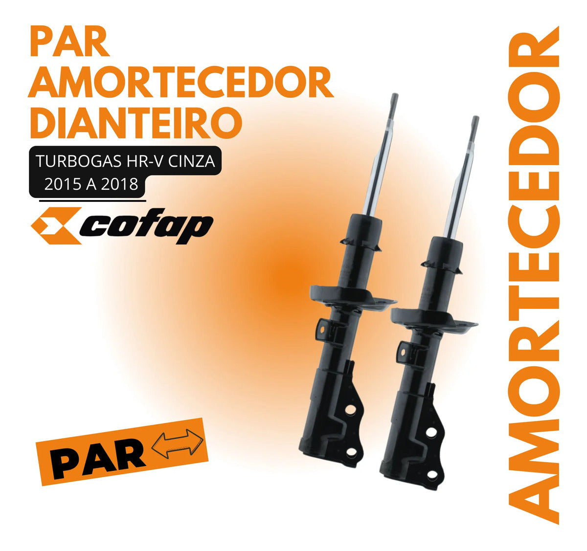 Par Amortecedor Dianteiro  - Cofap - Gp33285 - Gp33286