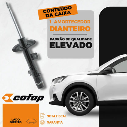 Amortecedor Turbogas Dt. Direito Peugeot 2008 2003/... Cofap